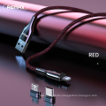 Remax Join Us RC-158 3A micro usb cable braided metal magnetic micro usb data cable